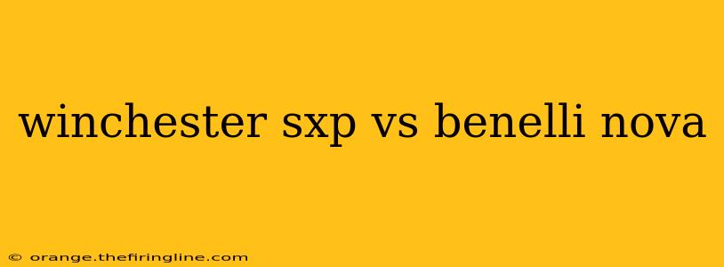 winchester sxp vs benelli nova