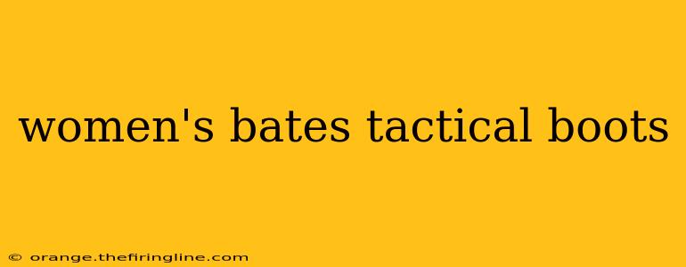 women's bates tactical boots